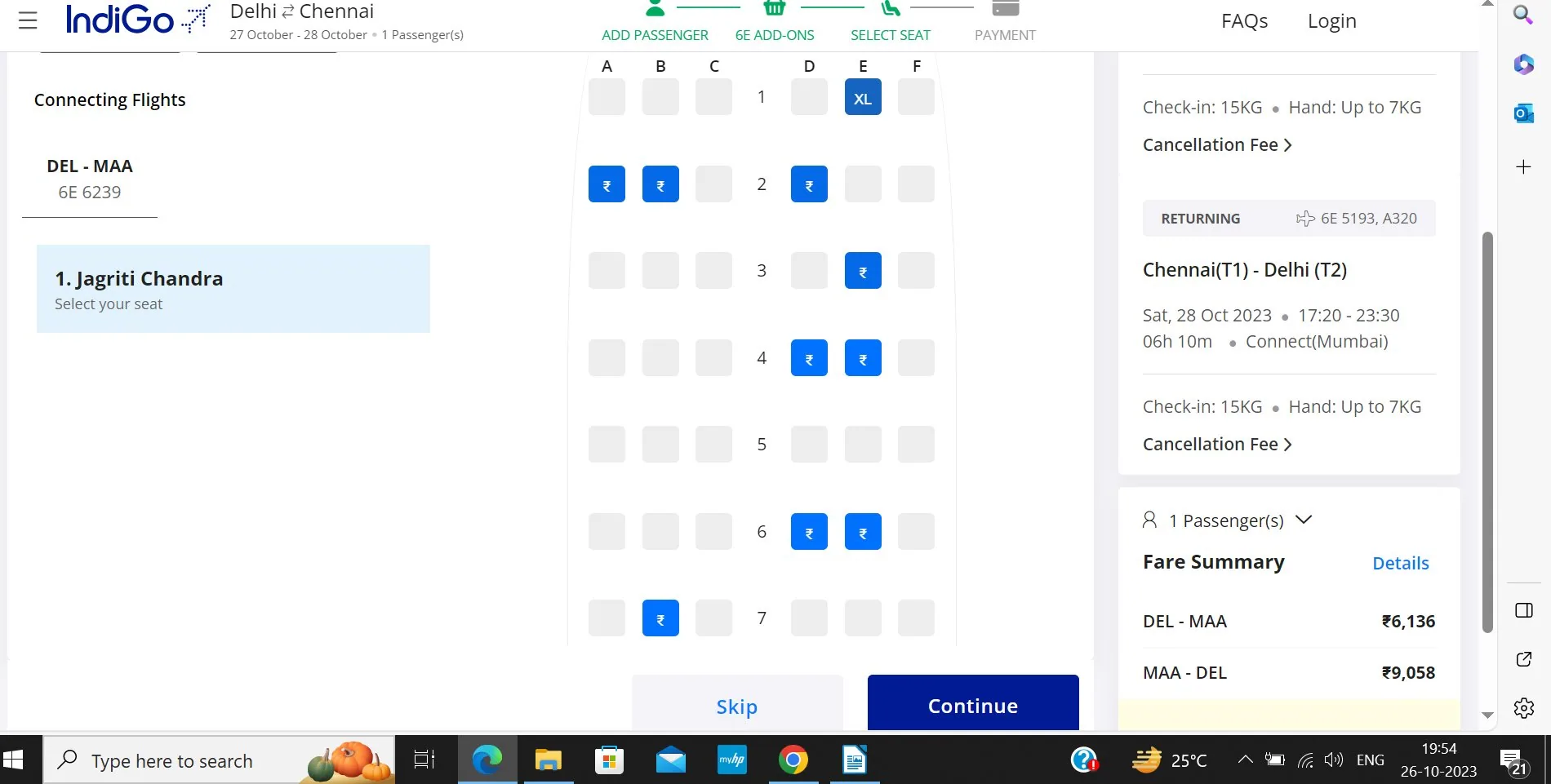 IndiGo confuses users to make seat selection purchases through deliberate omission